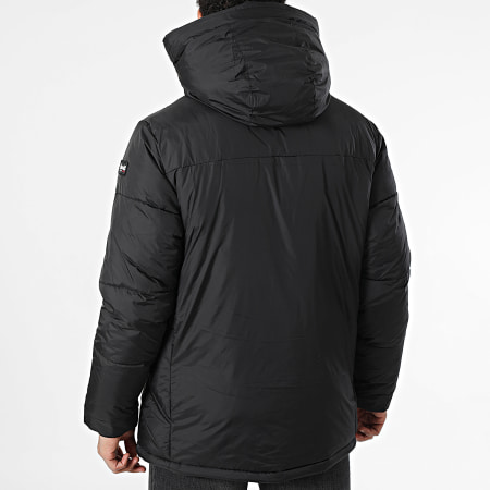 Schott NYC - Parka con capucha Elwin Negra