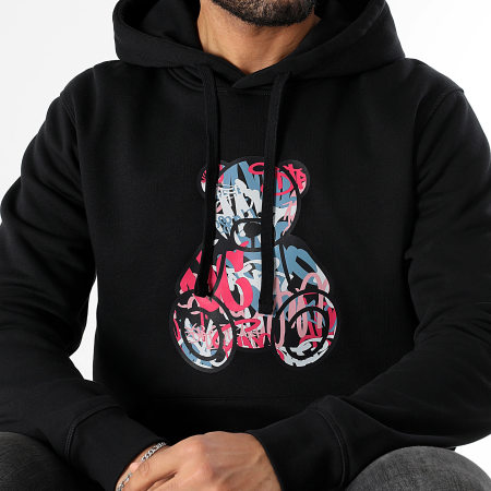 Teddy Yacht Club - Sweat Capuche Art Series Front Pink Noir