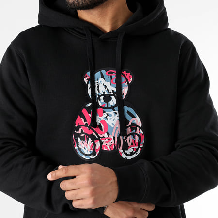 Teddy Yacht Club - Sweat Capuche Art Series Front Pink Noir