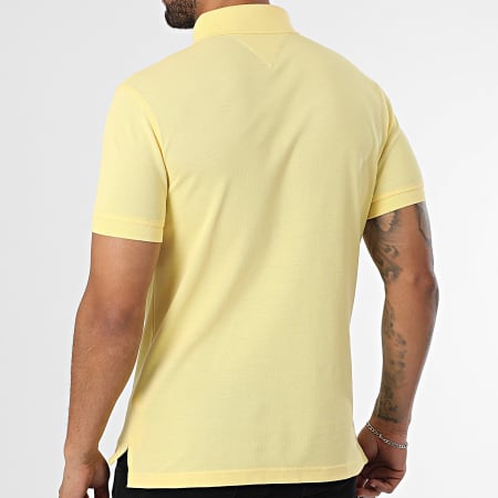 Tommy Hilfiger - Polo Manches Courtes Slim 1985 7771 Jaune