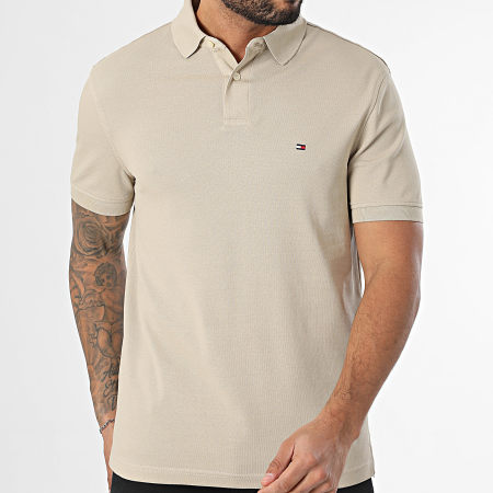 Tommy Hilfiger - Polo Manches Courtes 1985 7770 Beige