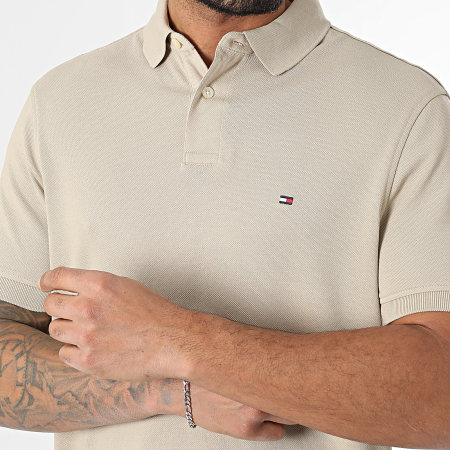 Tommy Hilfiger - Polo Manches Courtes 1985 7770 Beige