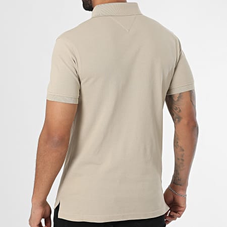 Tommy Hilfiger - Polo Manches Courtes Slim 1985 7771 Beige