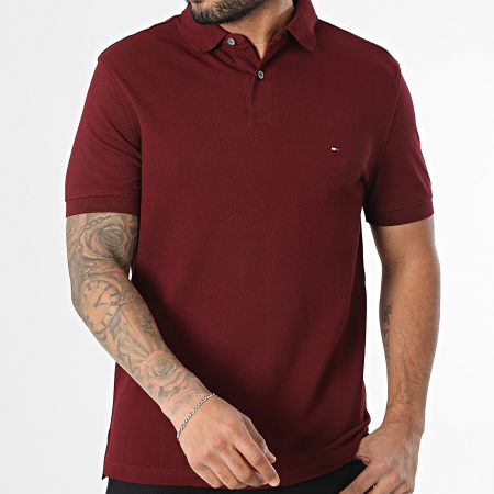 Tommy Hilfiger - Polo Manches Courtes 1985 7770 Bordeaux