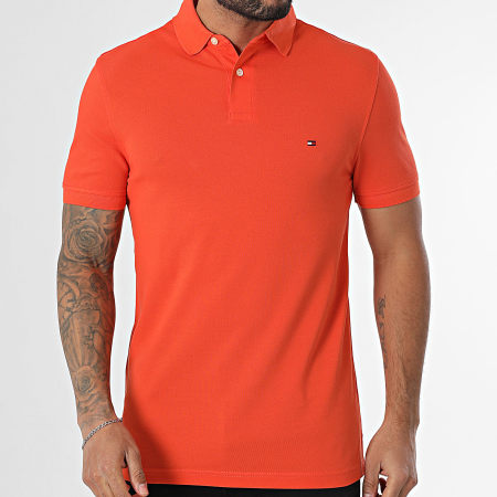 Tommy Hilfiger - Polo Manches Courtes 1985 7770 Orange