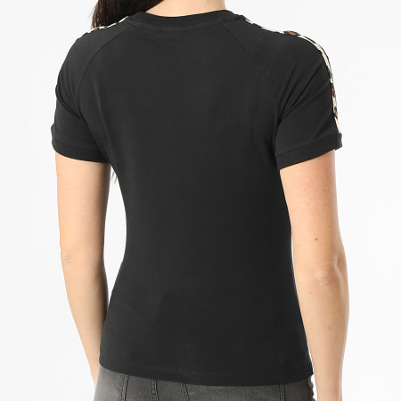 Adidas Originals - Tee Shirt Femme IW8478 Noir Beige Leopard