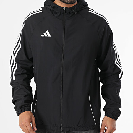 Adidas Performance - Tiro24 IM8806 Sudadera con capucha y cremallera Negro
