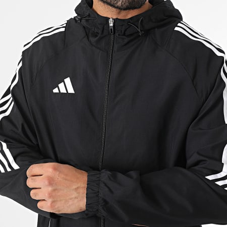 Adidas Performance - Tiro24 IM8806 Sudadera con capucha y cremallera Negro