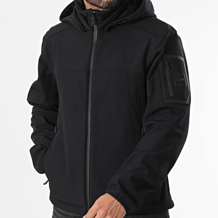 BOSS - Veste Zippée Capuche Zem 50515100 Noir