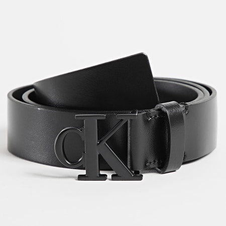 Calvin Klein - Ceinture Monogram Tonal Plaque 3125 Noir