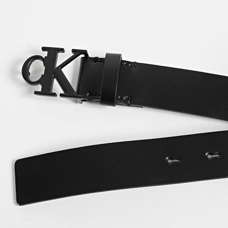 Calvin Klein - Ceinture Monogram Tonal Plaque 3125 Noir