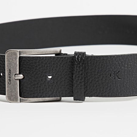 Calvin Klein - Ceinture Classic Nos Leather Belt 2608 Noir