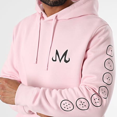 Dragon Ball Z - Sweat Capuche Majin Chest Rose Noir