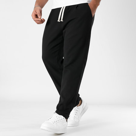 LBO - Pantalon Habillé Texturé 1512 Noir