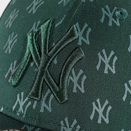 New Era - Casquette Team Monogram 9Forty NY 60580848 Vert Bouteille