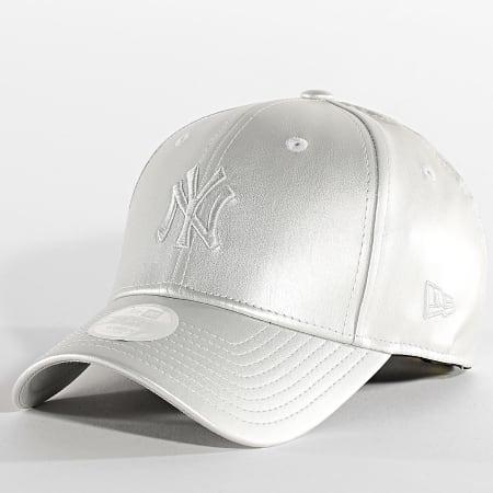 New Era - Casquette Femme 9Forty Midi Pu NY 60580745 Argenté