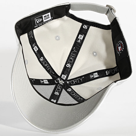 New Era - Casquette Femme 9Forty Midi Pu NY 60580745 Argenté
