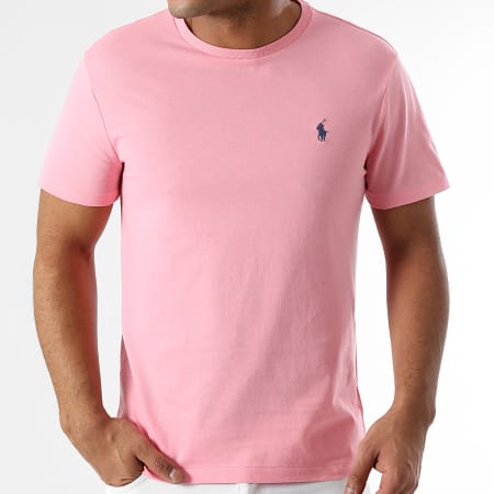 Maglietta polo ralph lauren rosa store