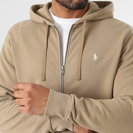 Polo Ralph Lauren - Original Player Hooded Zip Sweat Dark Beige