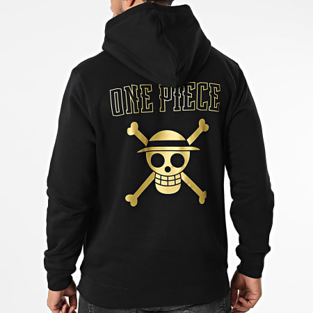 One Piece - Hybrid Hoodie Black Gold