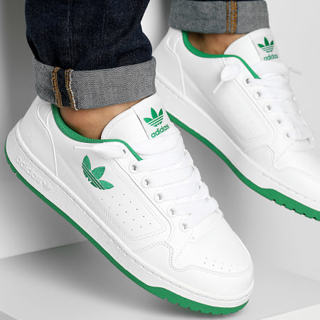 Baskets NY 90 JI1893 Footwear White Green x Superlaced Gros Lacet Blanc