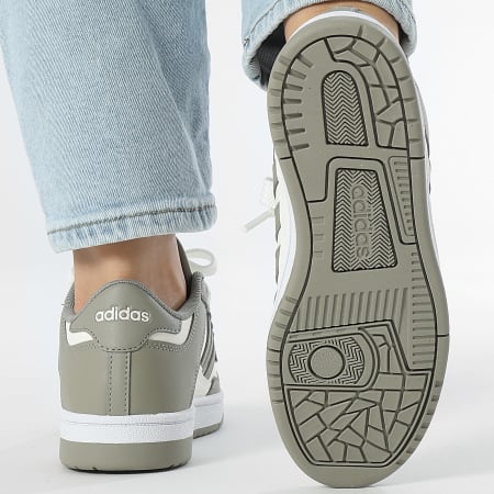 Adidas Performance - Rapid Court Low Zapatillas Mujer J JR0165 Silver Pebble Cloud White Calzado Blanco