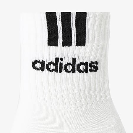 Adidas Sportswear - Lot De 3 Paires De Chaussettes 3 Stripes Linear HT3437 Blanc