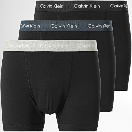 Calvin Klein - Lot De 3 Boxers Trunk U2662G Noir