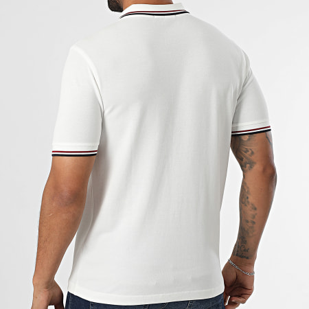 Fred Perry - Polo Manches Courtes Twin Tipped MM3600 Blanc