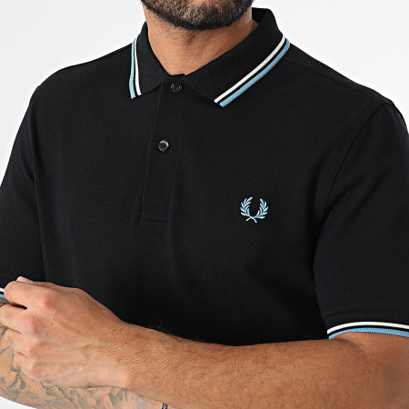 Fred Perry - Polo Manches Courtes Twin Tipped MM3600 Noir