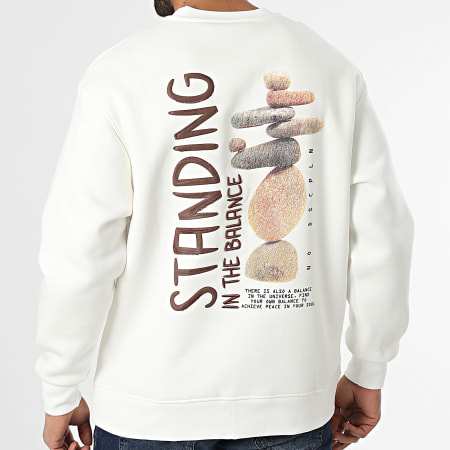 Ikao - Sweat Crewneck Blanc