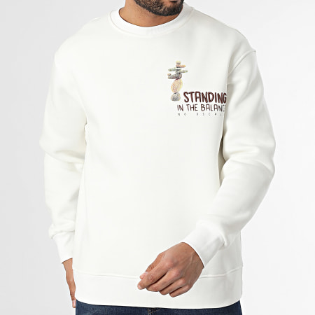 Ikao - Sweat Crewneck Blanc