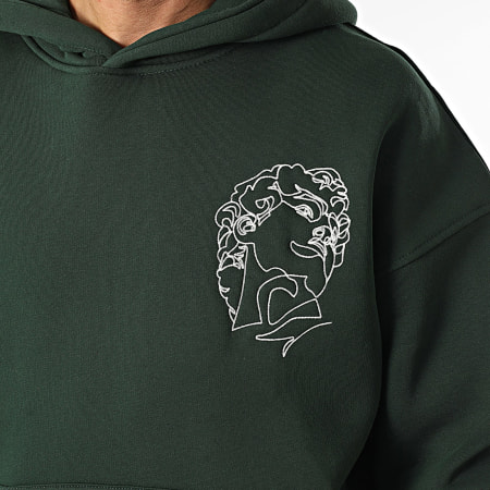 Ikao - Sweat Capuche Vert Foncé