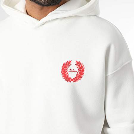Ikao - Sweat Capuche Blanc
