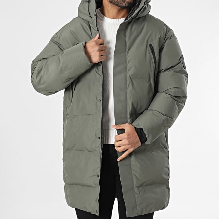 Jack And Jones - Parka con capucha Alpha Green caqui