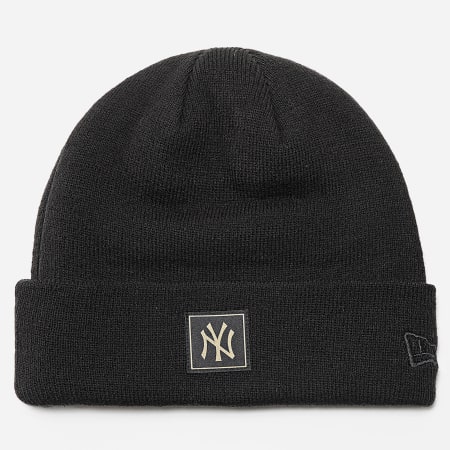 New Era - Metallic Badge NY Beanie Negro
