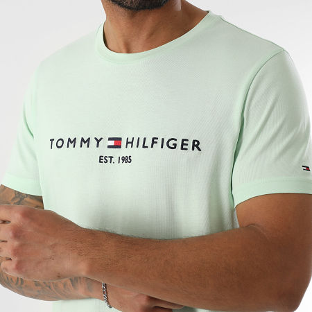 Tommy Hilfiger - Tee Shirt Logo 1797 Vert Clair