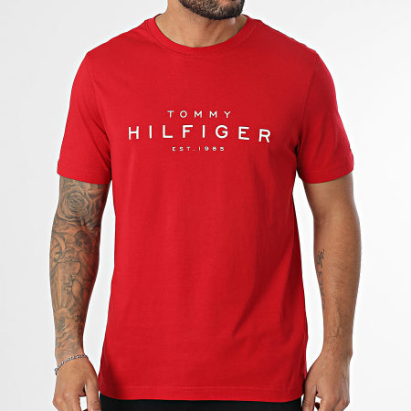 Tommy Hilfiger - Tee Shirt Big Hilfiger 7448 Rouge