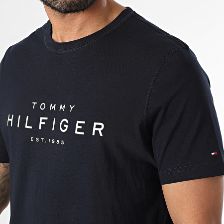 Tommy Hilfiger - Tee Shirt Big Hilfiger 7448 Bleu Marine