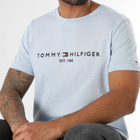 Tommy Hilfiger - Tee Shirt Logo 1797 Bleu Clair