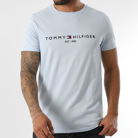 Tommy hilfiger shirt lichtblauw clearance