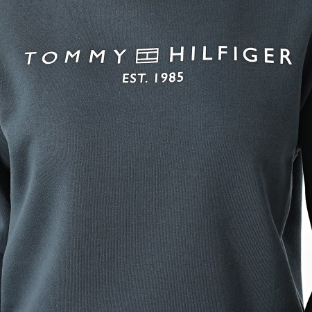 Tommy Hilfiger - Sweat Crewneck Femme Reg Corp Logo 9791 Gris Anthracite