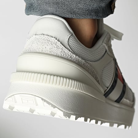 Tommy Jeans - Baskets Technical Runner Essential 1537 Ecru