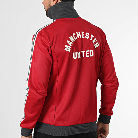 Adidas Originals - Sweat Zippé Manchester United FC IY0055 Rouge