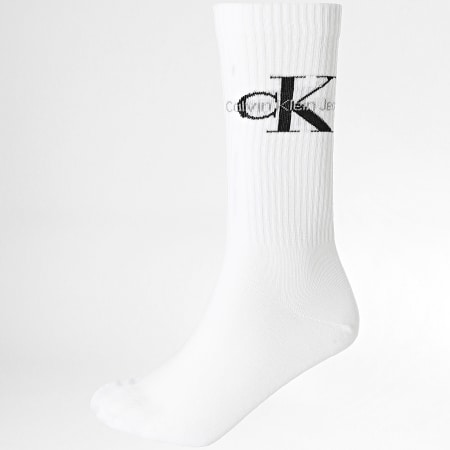 Calvin Klein - Lote de 4 pares de calcetines 701229453 Negro Blanco