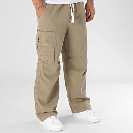 Ikao - Pantalon Cargo Vert Kaki