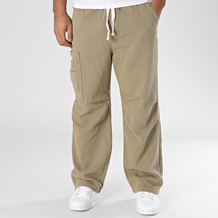 Ikao - Pantalon Cargo Vert Kaki