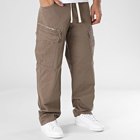 Ikao - Pantalones cargo marrones