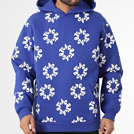 Ikao - Sweat Capuche Bleu Roi