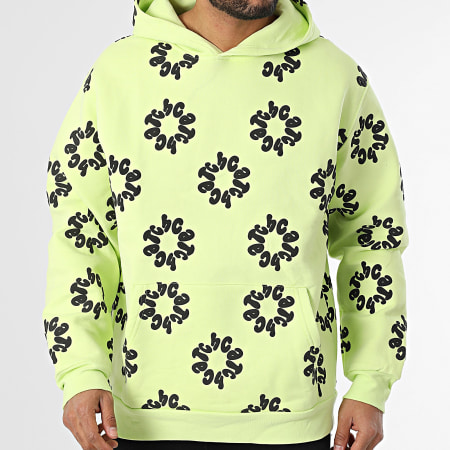 Ikao Sudadera con capucha verde fluorescente Ryses